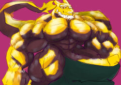 anthro big_muscles big_pecs big_penis charizard clothing generation_1_pokemon genitals hi_res huge_muscles huge_pecs huge_penis hyper hyper_genitalia hyper_muscles hyper_penis jockstrap jockstrap_bulge male male/male muscular nintendo pecs penis pokemon pokemon_(species) spp82446 underwear