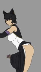 bookman_v cat_ears futa_only futanari kali_belladonna milf rwby side_view