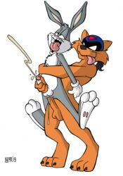 alpha_channel anal anthro bodily_fluids bugs_bunny cum genital_fluids genitals hanna-barbera hi_res humanoid_genitalia humanoid_penis jake_clawson looney_tunes male male/male penis salmacisreptile swat_kats warner_brothers