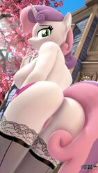 sweetie belle (mlp) from friendship is magic by anthroponiessfm
