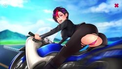 ass butt dat_ass emo fap_ceo judy_(fap_ceo) motorcycle nutaku tagme