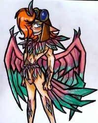 bird birdon feathers kirby_(series) male_only orange_hair solo_male wings