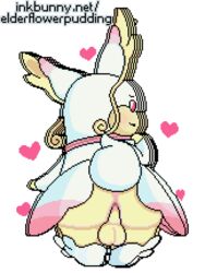 1boy 2020 3:4 alpha_channel animated anthro anthrofied anus ass audino big_anus boots butt_focus butt_pose chubby clothing digital_media_(artwork) elderflowerpudding fairy femboy footwear furry gif girly heart licking licking_lips male mega_audino mega_evolution nintendo pixel_art pokémon_(species) pokemon pokemon_bw pokemon_oras pose presenting presenting_anus red_eyes ribbons shaking_butt short_playtime signature simple_background solo text thick_thighs tongue tongue_out transparent_background url video_games watermark wide_hips