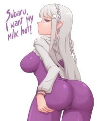 emilia (re:zero) from re:zero kara hajimeru isekai seikatsu by maxjharoz