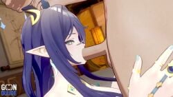 1boy 1girls cinderdryadva female genshin_impact goonduude lauma_(genshin_impact) lerico213 light-skinned_female light_skin male sound tagme video voice_acted
