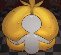 1girls animated anthro ass avian big_butt bird bodily_fluids chica_(fnaf) chicken classic_chica_(fnaf) face_in_ass female five_nights_at_freddy's galliform grey_body hi_res iamapoliceman phasianid scottgames straight sweat sweaty_butt tagme thick_thighs video wide_hipped_female wide_hips yellow_body yellow_fur