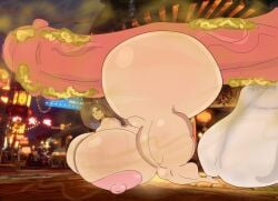 1girls 2d animal_genitalia animal_penis big_areola big_ass big_balls big_breasts big_butt big_penis big_thighs brown_eyes brown_hair caramelberry edit female guilty_gear guilty_gear_strive huge_ass huge_balls huge_breasts huge_butt huge_cock hyper hyper_breasts hyper_genitalia hyper_penis kuradoberi_jam light-skinned_female light_skin musk rabbit small_but_hung small_dom_big_sub smegma source_request sweat sweatdrop white_fur