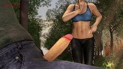 1boy 1girls 3d animated bench blonde blonde_hair blowjob booty_shorts cassie_cage clothing cum_in_mouth deep_throat deepthroat evilaudio fellatio green_eyes hand_on_head handjob licking_lips mortal_kombat mp4 oral oral_sex outside park park_bench partial_male pov pov_eye_contact public public_fellatio public_handjob public_sex quick_e shirt_up short_hair shorts sound sound_edit sound_effects source_filmmaker sports_bra sports_uniform straight tongue video white_skin wink winking winking_at_viewer