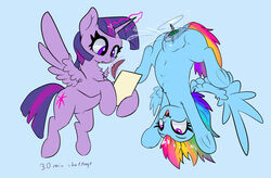 2020 alicorn animal_genitalia anus bodily_fluids cutie_mark duo equid equine female feral flying friendship_is_magic genital_fluids genitals hair hexado hi_res horn magic mammal multicolored_hair my_little_pony princess_twilight_sparkle_(mlp) pterippus pussy pussy_juice rainbow_dash_(mlp) tank_(mlp) twilight_sparkle_(mlp) wings