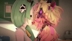 2girls 3d anilingus animated ass big_ass cow_girl cow_print_bikini cowkini crelly cunnilingus drool drooling facesitting fat_ass female female/female female_only french_kiss french_kissing green_hair heterochromia huge_ass indie_virtual_youtuber kissing kokonuts lesbian_kiss licking_ass licking_pussy licking_tongue longer_than_one_minute making_out monkey_girl saliva saliva_swap sound spit_strand sucking_tongue swapping_spit tagme tongue_kiss tongue_out twitch video virtual_youtuber voice_acted wickafterdark yuri
