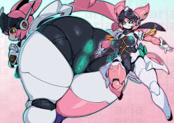 1girls already_uploaded alternate_version_available angels_of_delusion anus aria_(zenless_zone_zero) aria_(zenless_zone_zero)_(robot_form) ass ass_focus big_ass big_breasts blush breasts censored clitoris closed_mouth colored_skin duplicate female female_focus female_only genitals green_eyes hoyoverse humanoid humanoid_robot looking_at_viewer looking_back machine medium_breasts mihoyo mosaic_censoring multiple_views nipples pink_hair pochincoff pussy robot robot_girl smile solo thick_thighs white_skin zenless_zone_zero
