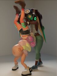 inkling from splatoon by extrudeds