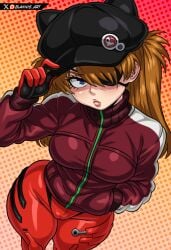 asuka langley sohryu from rebuild of evangelion by blannis art