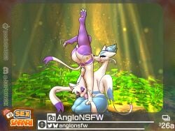 3_toes 69_position absurd_res aki_(wingedwilly) anglo anglo_(anglo) balls bluesky_(social_media) bodily_fluids camera_hud camera_view claws discord_(app) duo e621 exercise feet fellatio femboy feral forest_background generation_5_pokemon genitals green_eyes handstand hi_res kneeling licking licking_lips looking_at_viewer male male/male markings mienshao new_pokemon_snap nintendo oral paws penile penis penis_in_mouth pokemon pokemon_(species) pokemon_snap prof_blanc's_sex_safari purple_eyes purple_markings saliva saliva_on_penis saliva_string sex sexercise tapering_penis thick_thighs toe_claws toes tongue tongue_out twitter wide_hips