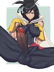 1futa abs areolae balls balls_in_bodysuit big_breasts breasts erect_nipples erection futa_only futanari huge_cock large_breasts looking_at_viewer muscles muscular muscular_futanari my_hero_academia nana_shimura nipples penis penis_in_bodysuit solo solo_futa spread_legs streachybear testicles