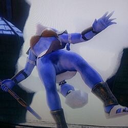 2019 anthro ass butt_crack canon exposed exposed_ass exposed_crotch exposed_pussy female furry furry_only gameplay genitals hairy hairy_pussy krystal krystal's_staff loincloth nintendo no_underwear official official_art pubic_hair pussy screencap screenshot star_fox super_smash_bros. super_smash_bros._ultimate upskirt vagina video_game