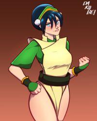 toph bei fong from avatar the last airbender by dakube
