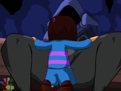 1boy animated big_breasts female frisk river_person tagme tzokatli undertale zenminch