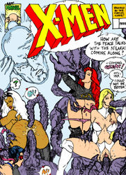 4girls bisexual bisexual_female claw_marks color colored copyof dark-skinned_female dark_skin doggy_style double_penetration emma_frost female human human_on_humanoid humanoid interspecies jean_grey ksennin light-skinned_female light_skin male marvel marvel_comics multiple_girls n'garai orgy ororo_munroe professor_xavier reverse_cowgirl_position sex storm_(x-men) straight_hair tessa_sage tiara white_queen x-men yuri