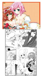 comic estellise_sidos_heurassein monochrome nipples rita_mordio tagme tales_of_(series) tales_of_vesperia