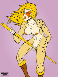 1girls 2009 bo_staff breasts cheetah cheetara colored feline felis female humanoid karmagik masturbation middle_eastern middle_eastern_female nude nude_female persian_female pussy pussy_juice solo tagme thundercats undressing