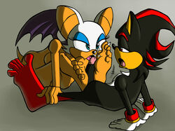 feet fellatio foot_fetish footjob precum rouge_the_bat salmacisreptile shadow_the_hedgehog sonic_(series)