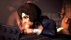 1girls 3d animated bioshock bioshock_infinite blowjob elizabeth_comstock fellatio fiestervino no_sound oral tagme video