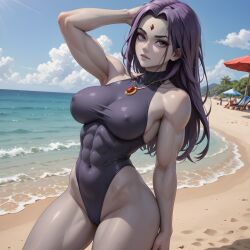 raven (dc) from teen titans by qqcutie