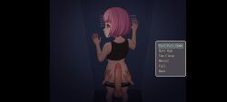 1girls buttjob daily_lives_of_my_countryside disembodied_penis locker mabel_(daily_lives_of_my_countryside) milda_sento pink_hair tagme video video_game