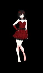 1girls female female_only human ruby_rose rwby solo tagme