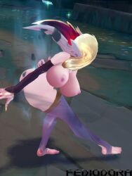 3d ass big_ass big_breasts breasts coven_morgana fediodora female league_of_legends morgana nude nude_female