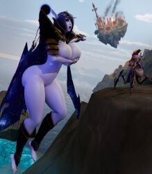 1girls 3d 9/11 big_ass big_breasts blender blizzard_entertainment breast_grab covered_nipples covering_breasts elf elf_female embarrassed_nude_female enf hi_res history huge_breasts large_breasts meme public_domain purple_body purple_skin solo solo_female tagme thick_thighs topless vanasmut void_elf warcraft wide_hips world_of_warcraft xal'atath