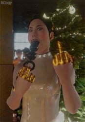 1boy 1girls 2026 3d anal_beads anal_beads_in_mouth black_hair blender cd_projekt_red christmas christmas_lights christmas_tree clothed_female clothed_female_nude_male creepy cyberpunk_(series) cyberpunk_2077 fuck_you glowing_eyes gold_nail_polish gold_nails hanako_arasaka hotel_room large_anal_beads light-skinned_female light-skinned_male light_skin middle_finger mirror mirror_reflection nose_piercing nude_male payday_masks piercing recording recording_on_phone roxi7 self_upload sex_toy tree