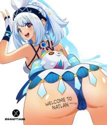 ass genshin_impact mualani_(genshin_impact) sandtiage tagme tagme_(artist) wet