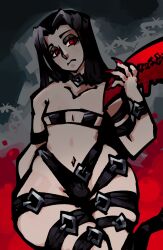 arc_system_works bulge guilty_gear guilty_gear_strive jayclouserart solo testament_(guilty_gear) thick_thighs