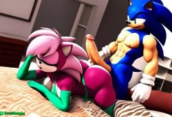 ai_generated ass blue_body breasts female incest magenta_fur male male/female pink_hair sonia_the_hedgehog sonic_(series) sonic_the_hedgehog sonic_the_hedgehog_(series) sonic_underground straight veiny_penis