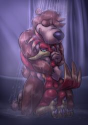 ass banjo-kazooie banjo_(banjo-kazooie) bassy_wolfeh bassybird bassywolfeh breasts crying hug kazooie shower tears