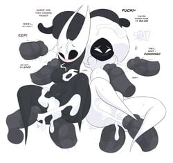 anal anthro bug cum cum_in_pussy cum_inside cumflation hollow_knight hornet_(hollow_knight) kilinah lace_(hollow_knight) light_bondage silksong