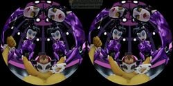 3d angela_cross_(ratchet_and_clank) animated courtney_gears doublestuffed female_only female_pov furry lombax_(ratchet_and_clank) no_sound ratchet_and_clank robot_girl video