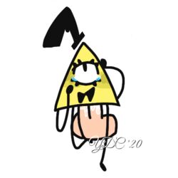 2020 anthro bill_cipher blush disney disney_channel disney_xd fingering fingering_pussy gravity_falls rough_sketch straight_hair triangle what ydc yellow