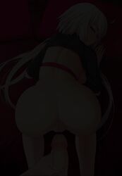 1boy 1girls animated anus ass ass_grab backboob bottomless breasts clothed_female_nude_male cum cum_in_pussy cum_inside doggy_style ejaculation fate_(series) jeanne_alter jeanne_alter_(swimsuit_berserker) light-skinned_female light-skinned_male light_skin longer_than_30_seconds longer_than_one_minute moaning penis pov pussy sex sound tagme thrusting top-down_bottom-up uncensored vaginal_penetration video white_hair zen33n zen_o_(zen33n)