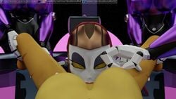 2girls 3d angela_cross_(ratchet_and_clank) animated areola courtney_gears cunnilingus doublestuffed female_only female_pov fur furry group large_breasts lombax_(ratchet_and_clank) ratchet_and_clank robot_girl sound video yuri