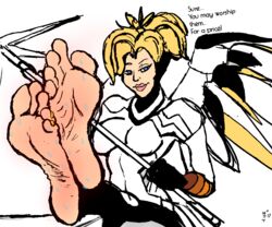 mercy from overwatch by lfootlover (coloring)