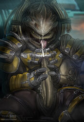 alien biceps big_penis cum cum_in_mouth cum_on_face drack ejaculation erection krogan male male_only mass_effect mass_effect_andromeda nakmor_drack penis solo todex