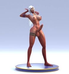 1futa 3d animated areolae ass balls blood_elf breasts erection futa_only futanari hotaru_(tektah) nipples no_sound nude penis short_playtime solo tektah testicles video world_of_warcraft