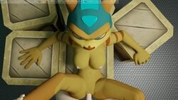 3d angela_cross_(ratchet_and_clank) animated doublestuffed furry human human_is_better human_penetrating lombax_(ratchet_and_clank) no_sound pov ratchet_and_clank sex tagme video