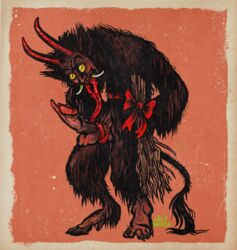 big_penis boner demon erection krampus looking_at_viewer male_only monster penis satyr tongue_out wolfgrease