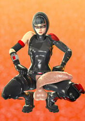 1boy 3d absurdres balls erection fortnite futa_focus futa_only futanari highres huge_cock looking_at_viewer mitrild-sfm penis shadow_ops source_filmmaker spread_legs tagme testicles