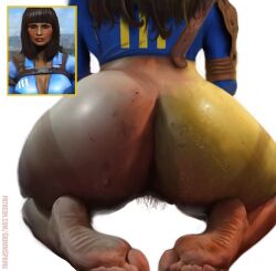 vault dweller from fallout by grimmspring