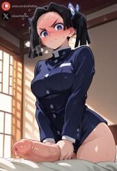 kanzaki aoi (kimetsu no yaiba) from demon slayer by roxygtf